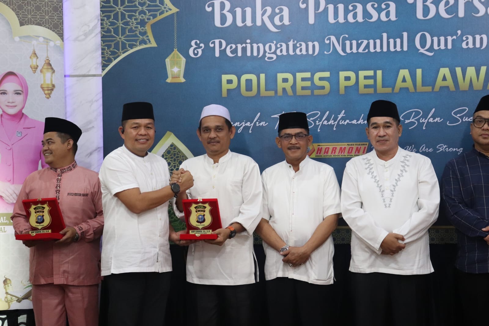 Andrizal di Acara Buka Bersama Polres Pelalawan pada Kamis Malam (04/04/2024)
