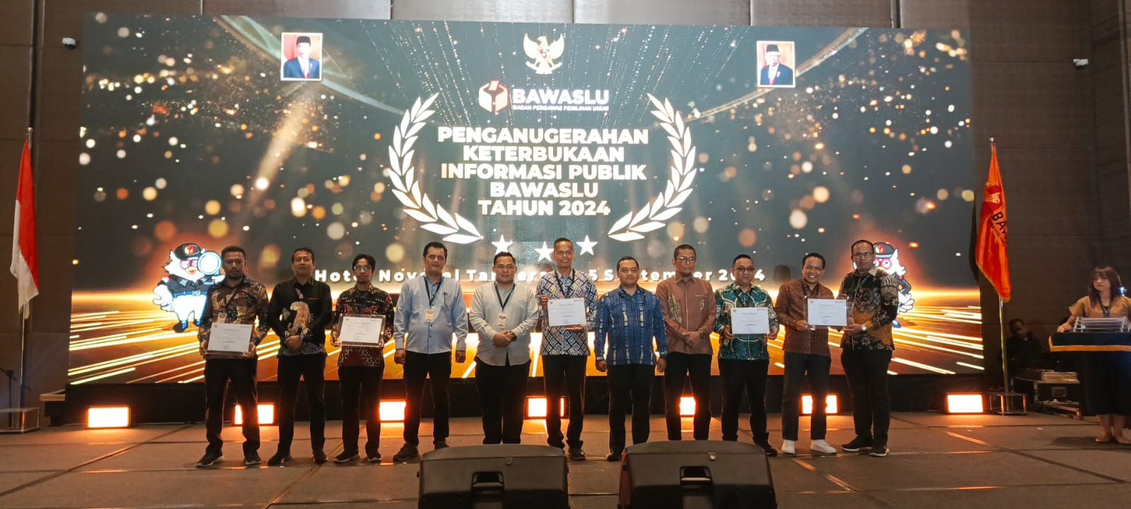 penghargaan keterbukaan informasi publik oleh Bawaslu RI