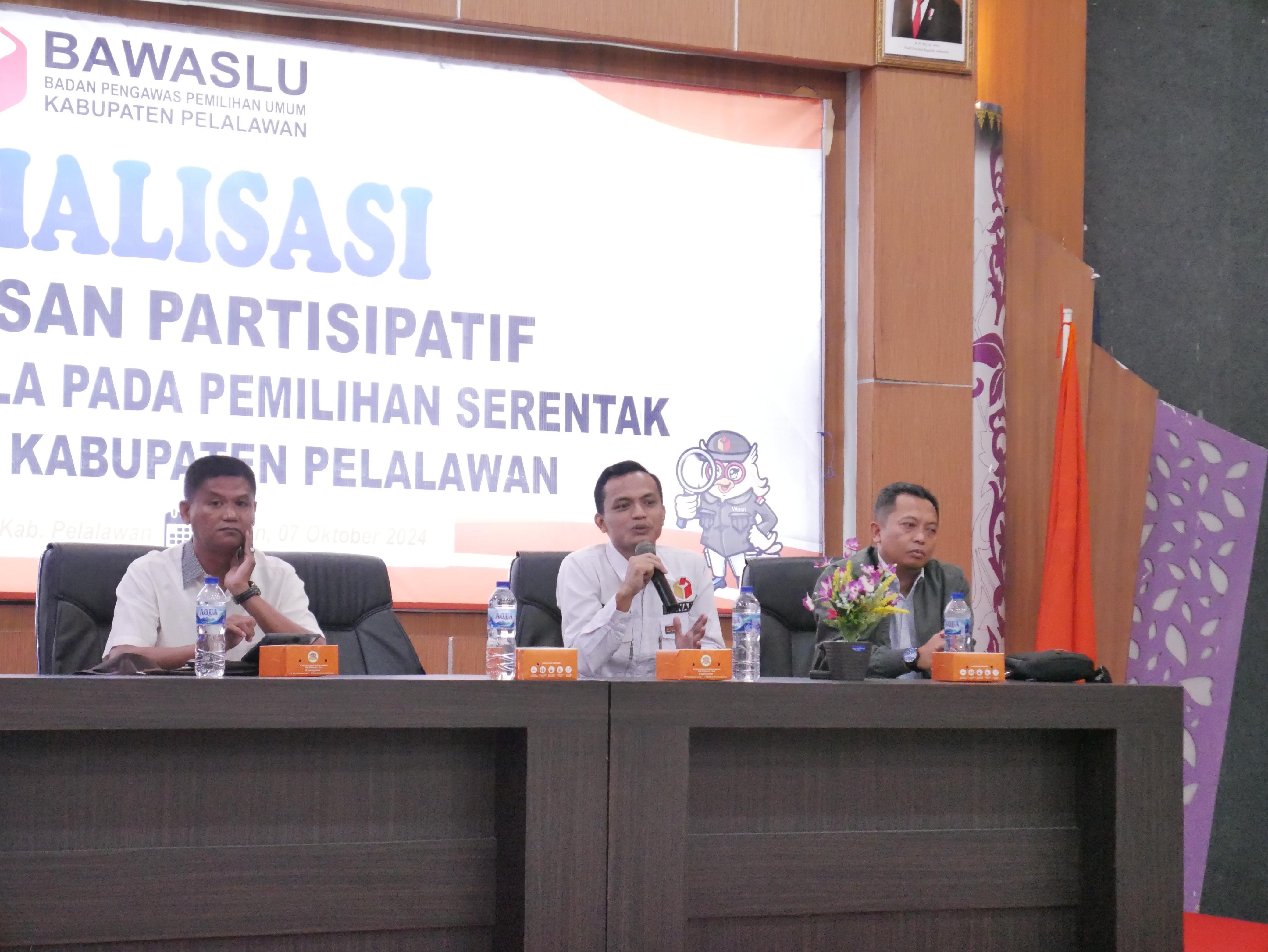 sosialisasi pengawasan partisipatif bagi pemilih pemula