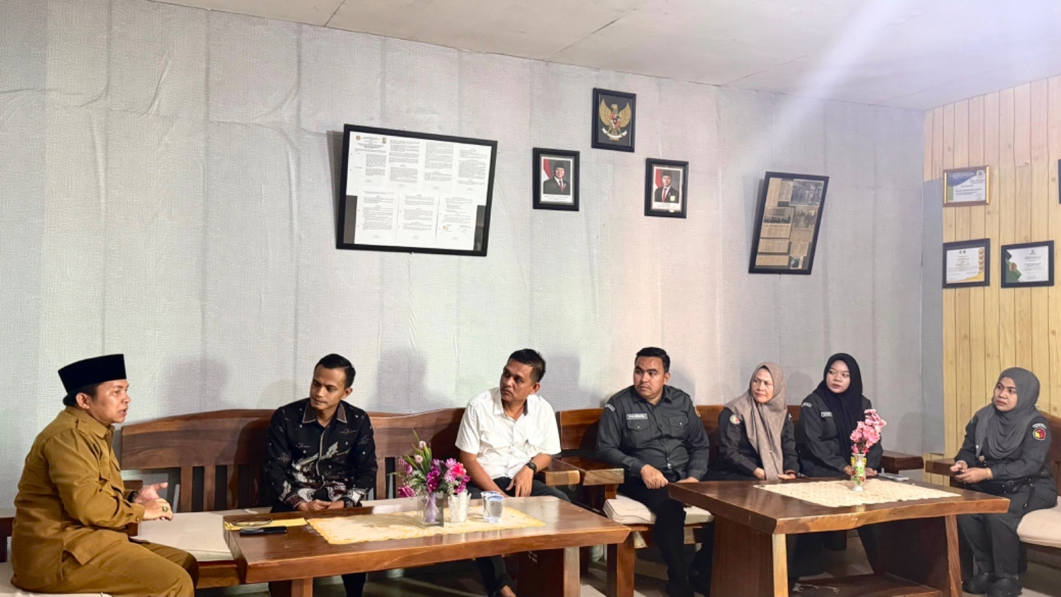 Pertemuan audiensi dan koordinasi