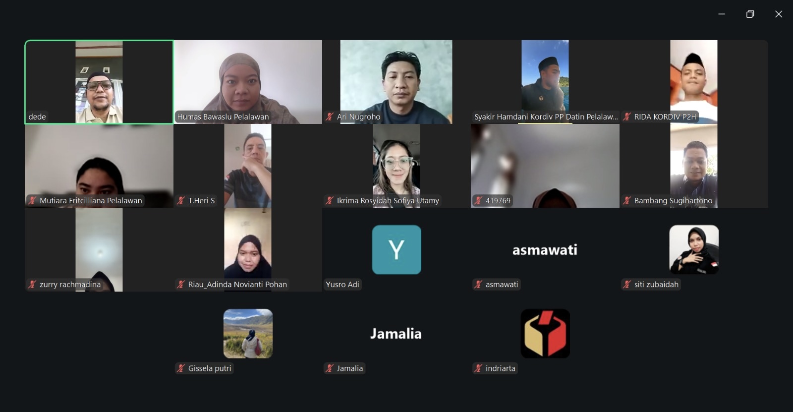 Zoom meeting