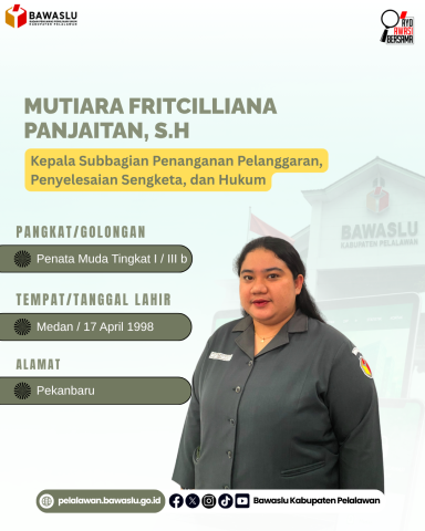 Kepala subbagian HPPPS