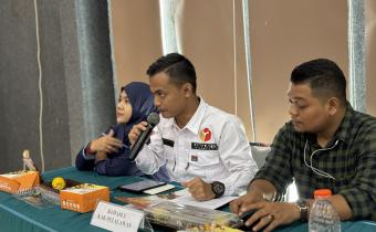 Rida Kordiv PPH saat pengawasan rekapitulasi dan penetapan DPS tingkat Kabupaten Pelalawan (10/08/2024)