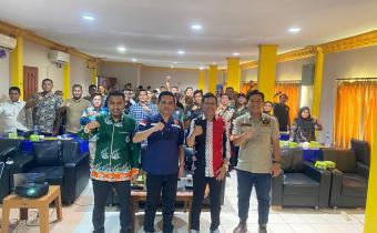 Foto Bersama Saat Acara Rakor Penanganan Pelanggaran di Aula Dika Raya (30/07/2024)